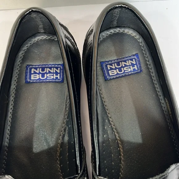 Nunn Bush Men's Black Loafers Size 11 W USED excellent condition - Picture 2 of 8